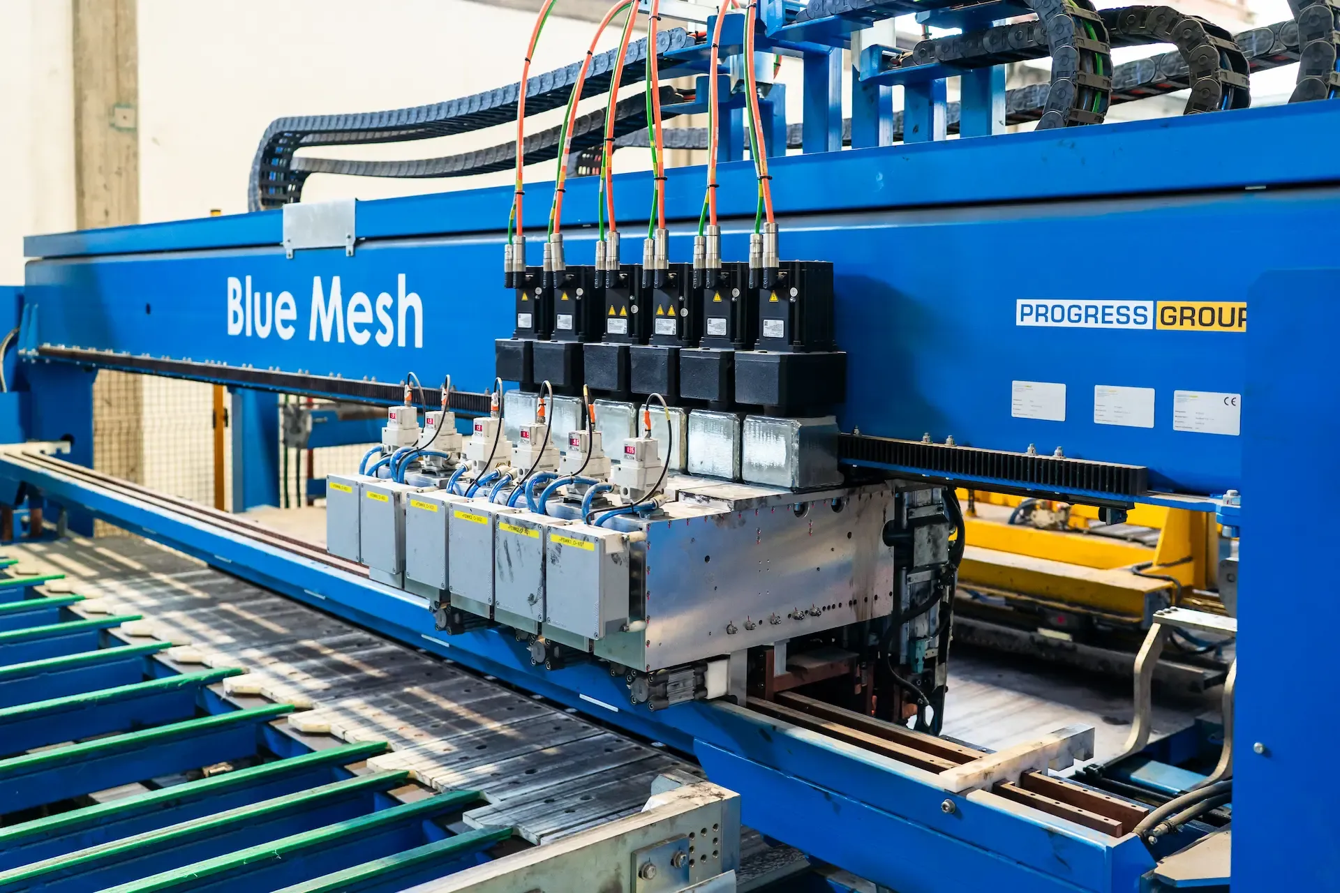 Foto del progetto Automazione della produzione dell’acciaio in Prefabbricati LP