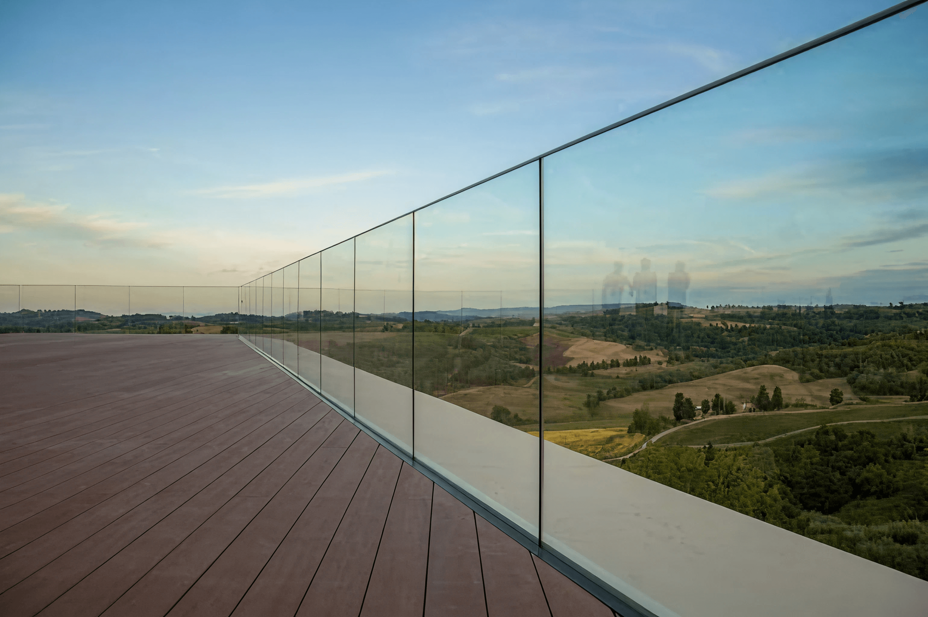 Terrazza sospesa a Peccioli